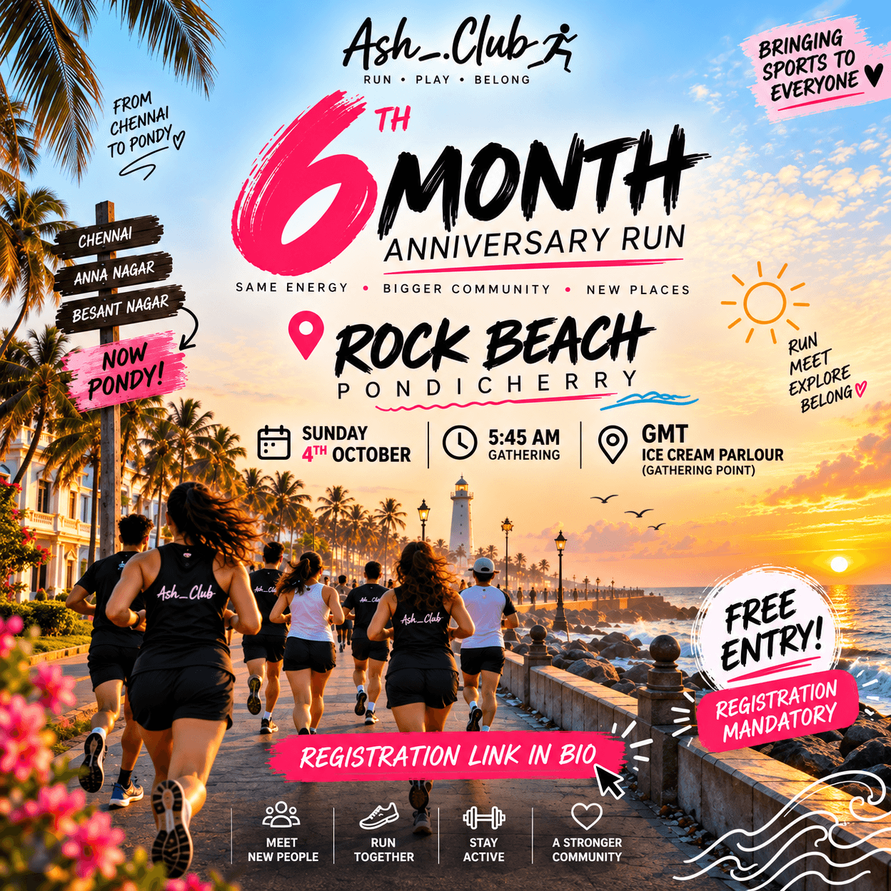 Ash.Club – 6th Month Anniversary Run — photo 1