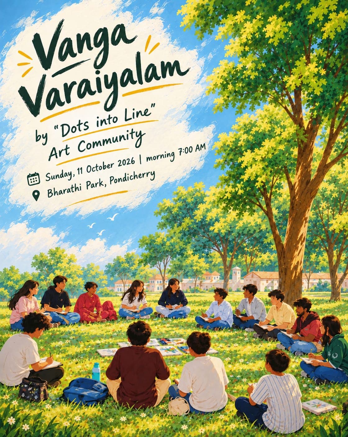 Vanga varaiyalam by dot into line — photo 1