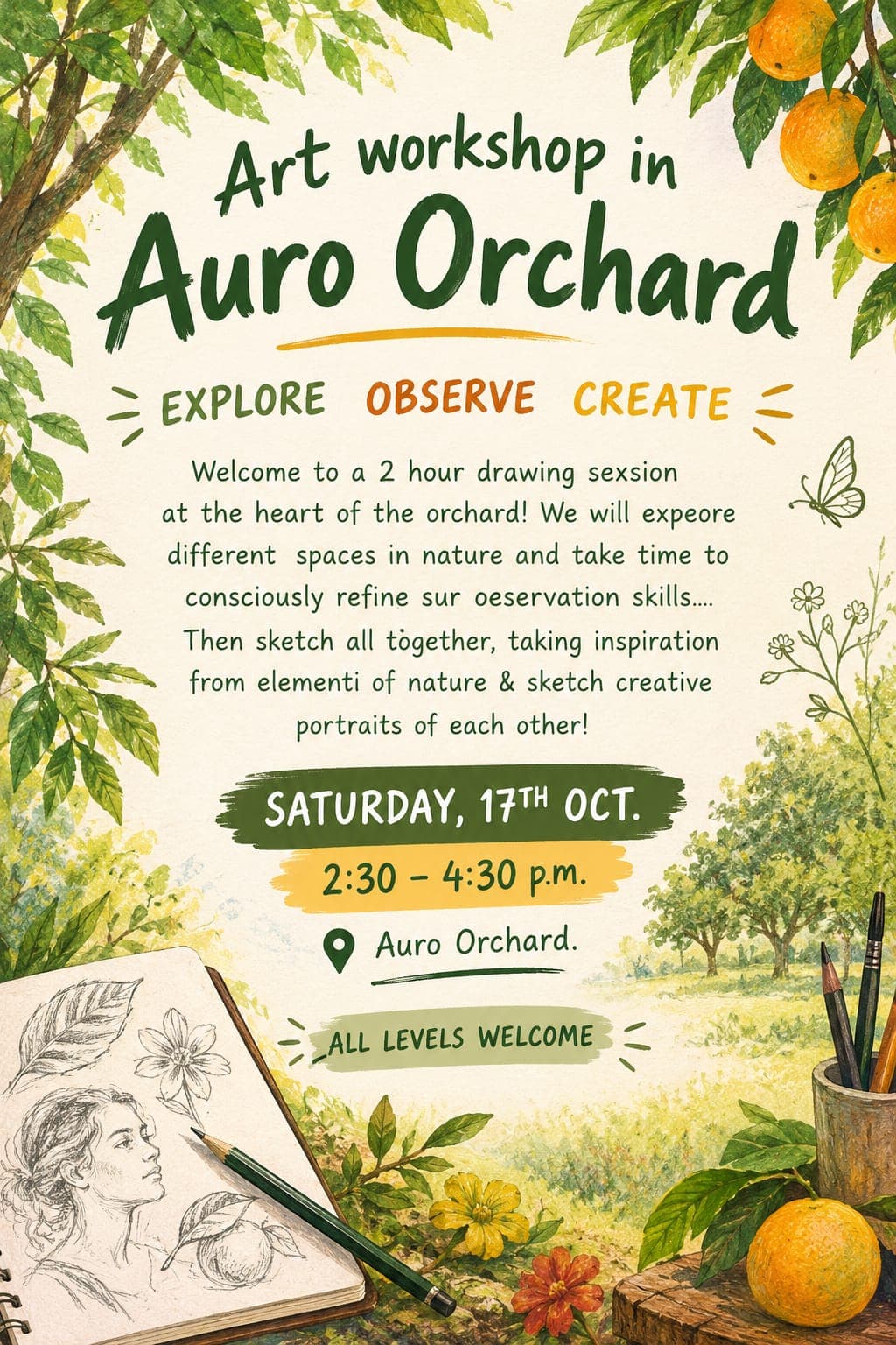 Art workshop in art orchard — photo 1