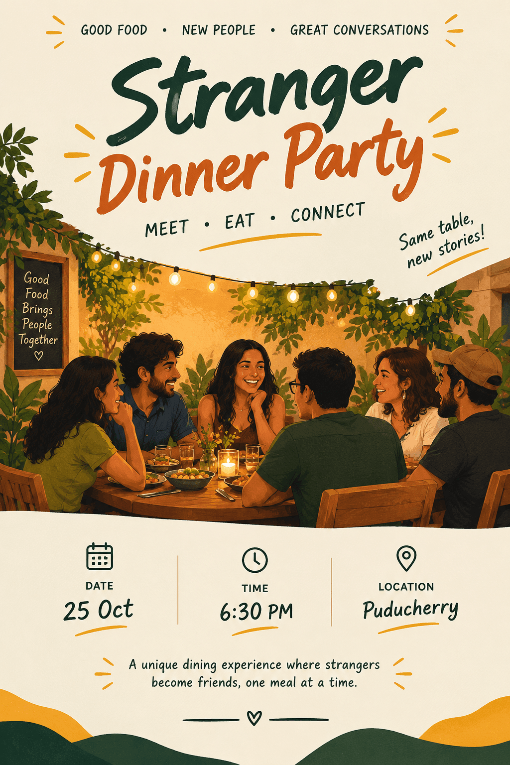 Stranger Dinner party